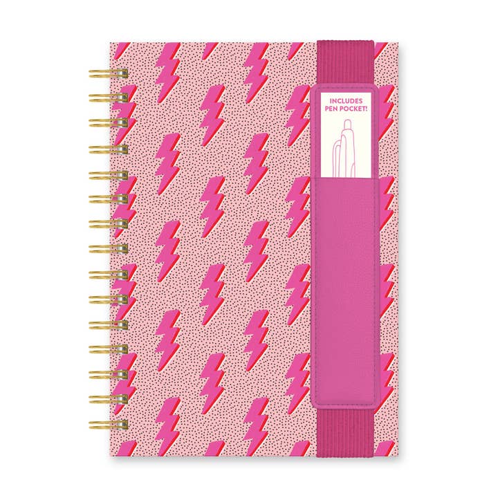 Charged Up | Oliver Notebook with Pen Pocket