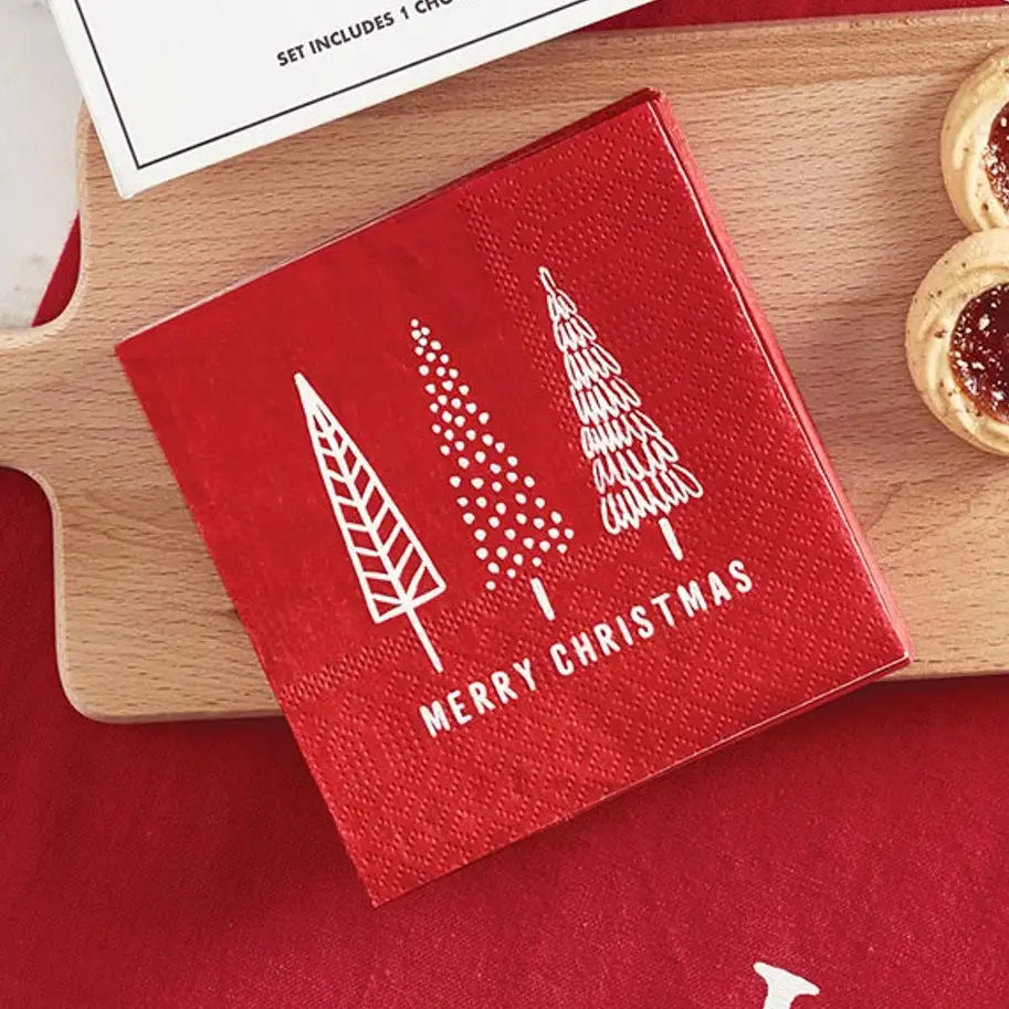 Cocktail Napkin - Merry Christmas