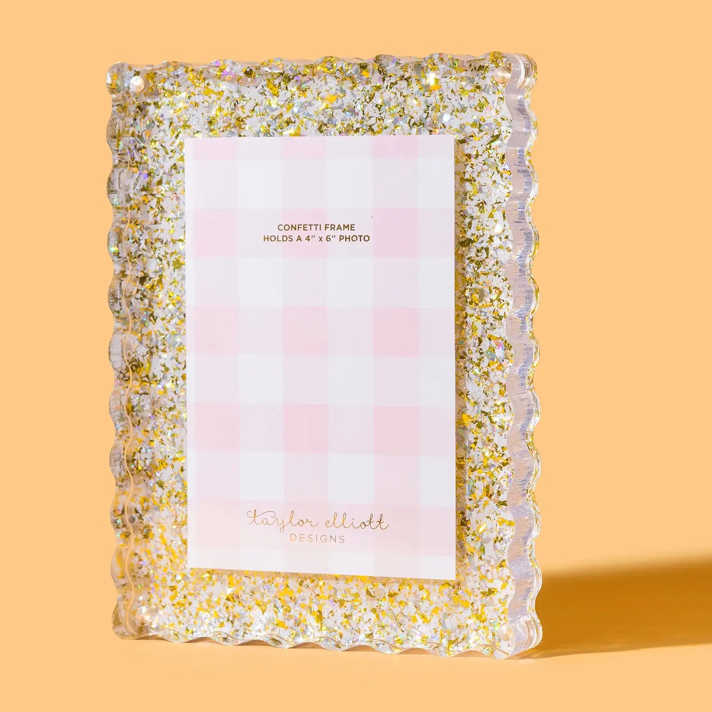 Medium Acrylic Picture Frame | Pearl Confetti