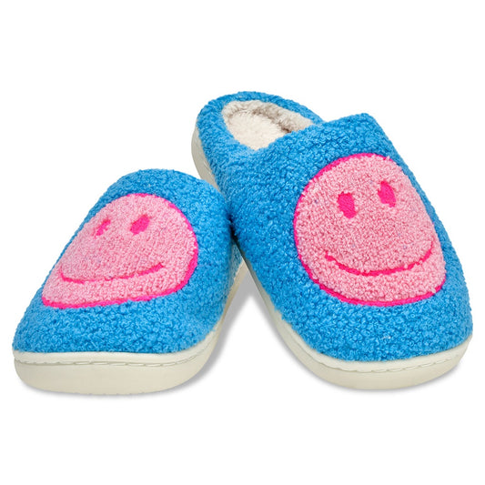Happy Slippers | Pink & Blue