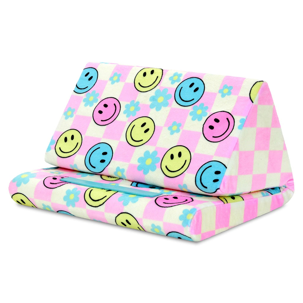 Happy Check Tablet Pillow