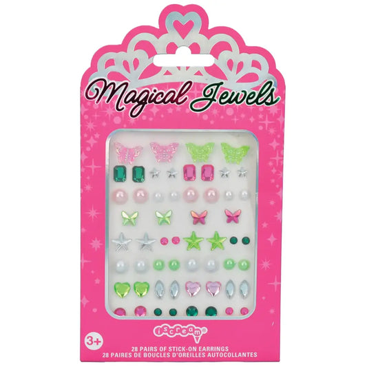 Magical Jewels Stick-On Earrings