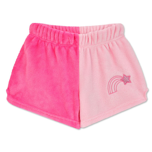 Color Block Plush Shorts | Fairytale