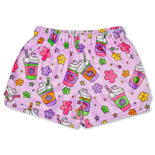 Plush Shorts | Pumpkin Lattes