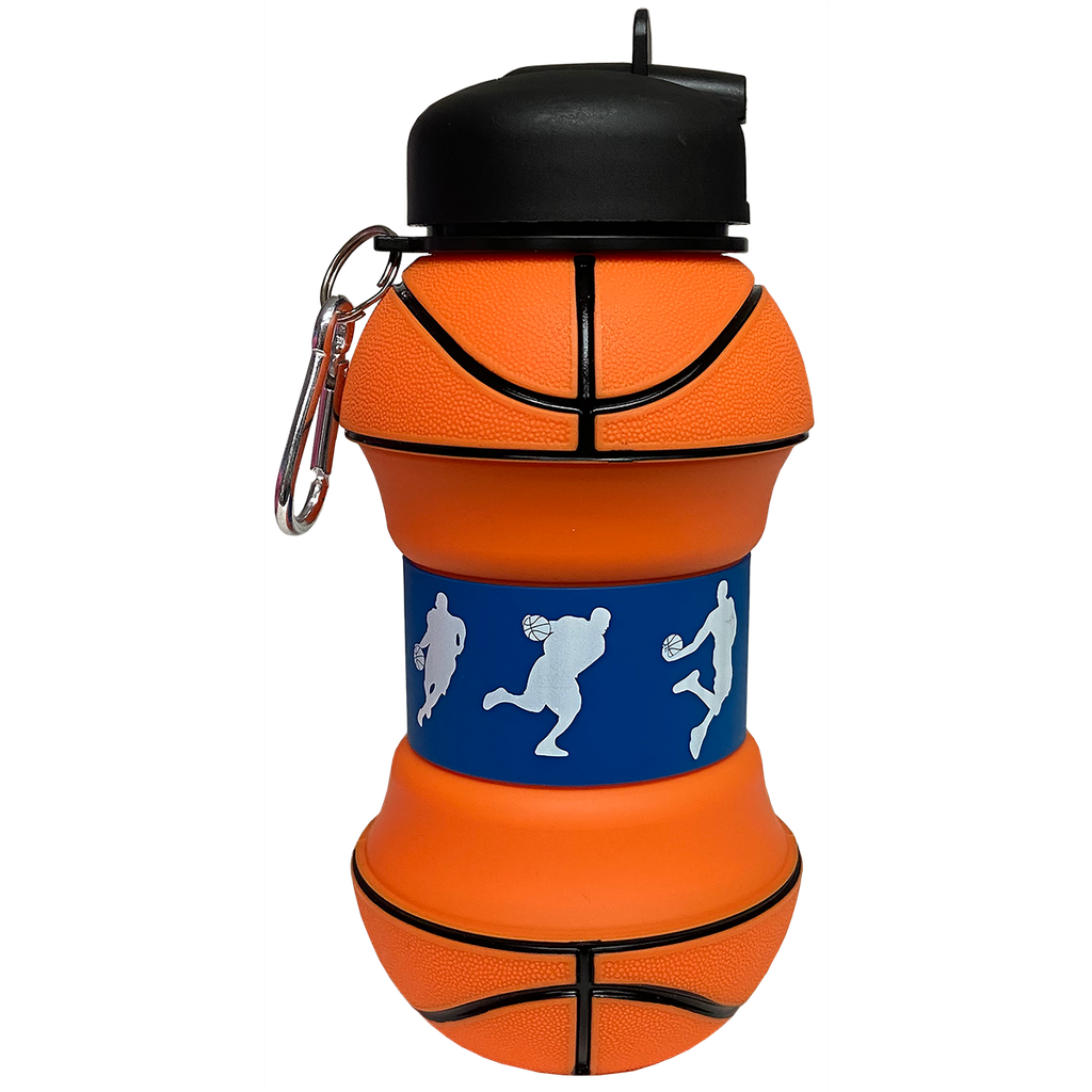 Basketball Collapsible Water Bottle