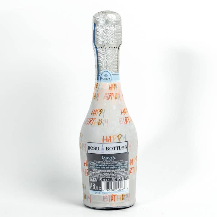 Beau Bottles Birthday Pastels | Mini Prosecco | Six Pack