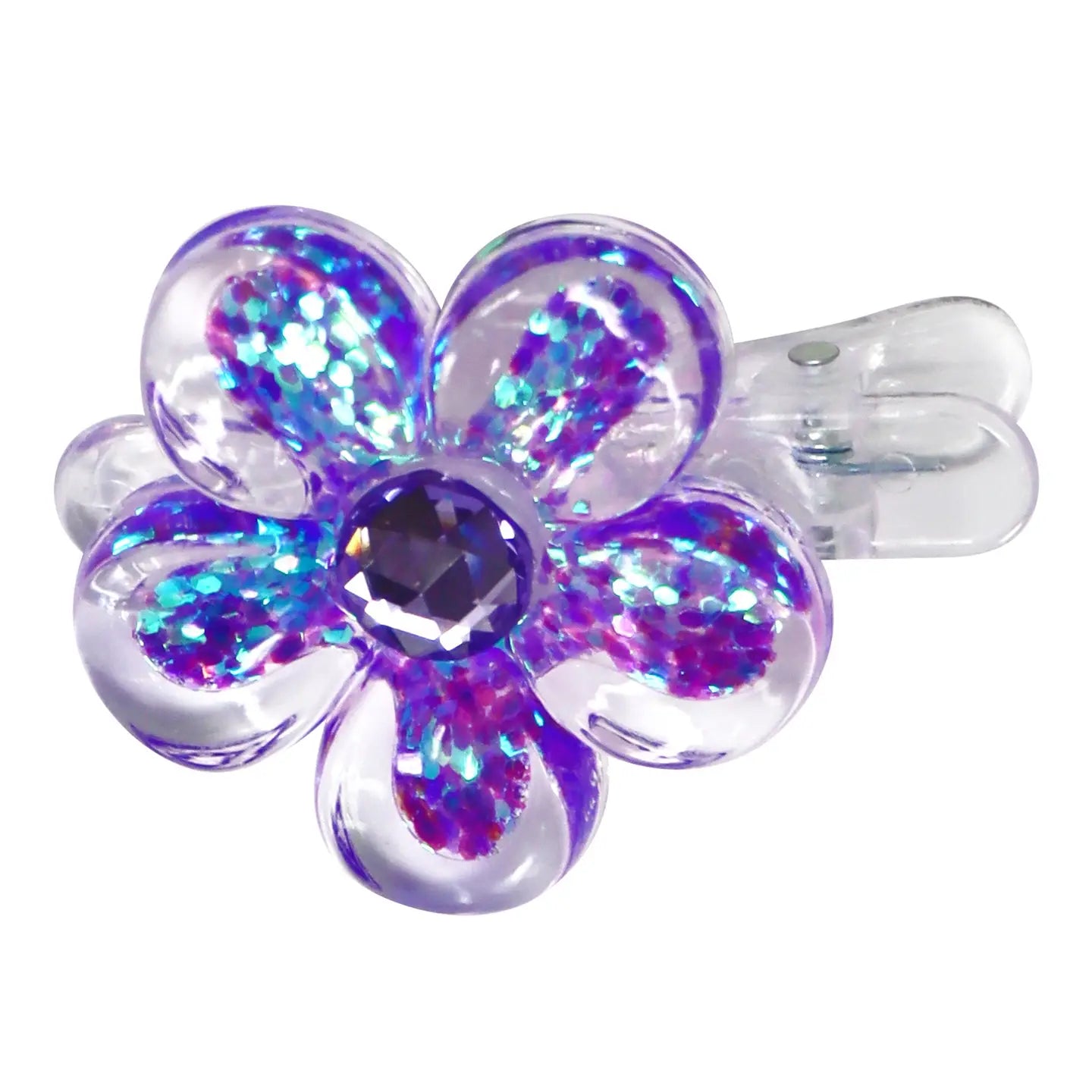 Daisy Sparkle Hair Clips