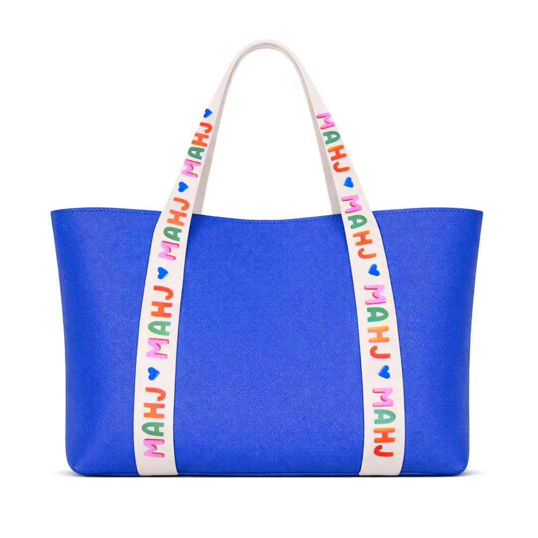 Mahjong Tote Bag | Blue