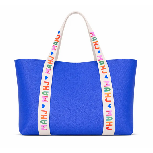 Mahjong Tote Bag | Blue