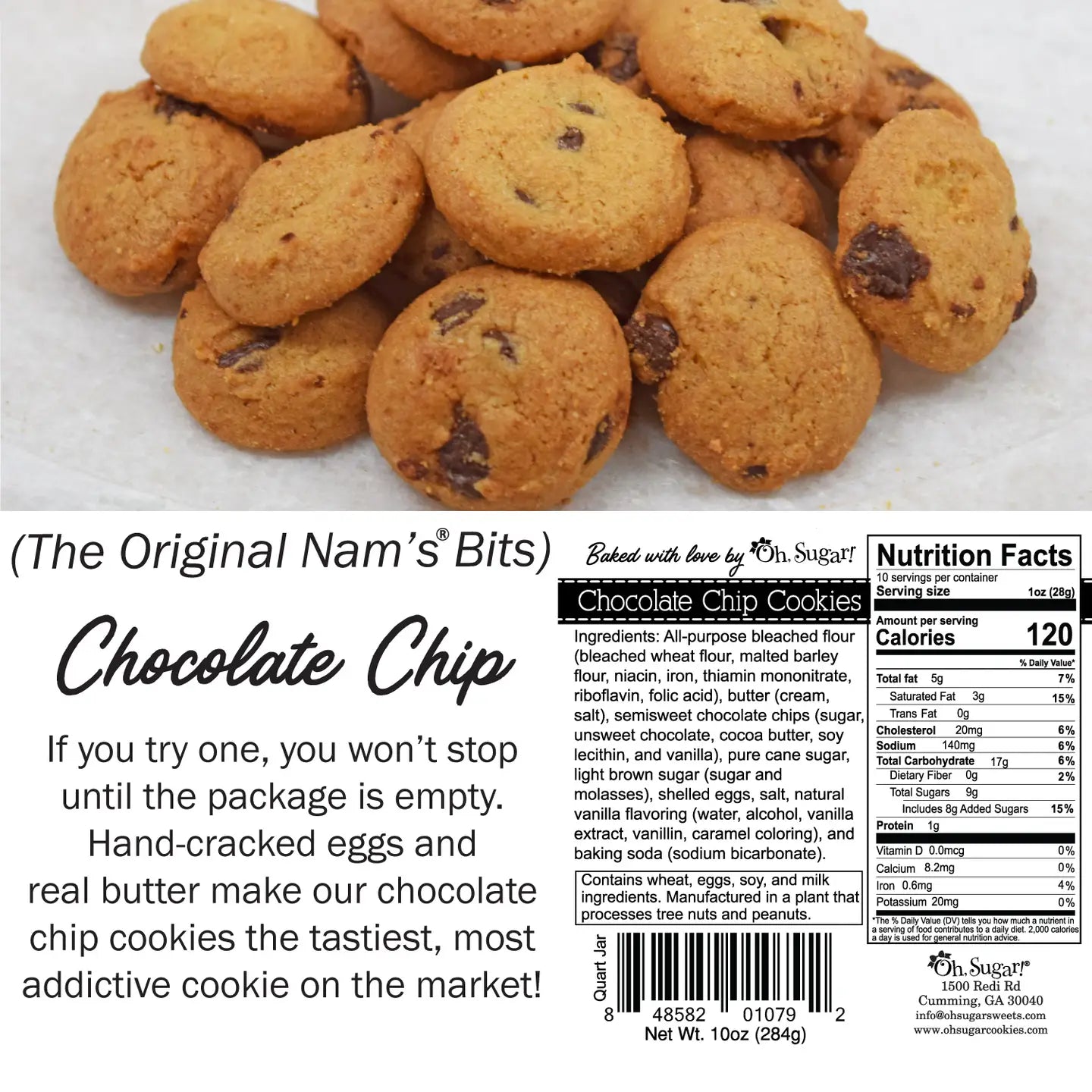 Quart Jar | Chocolate Chip | Father's Day