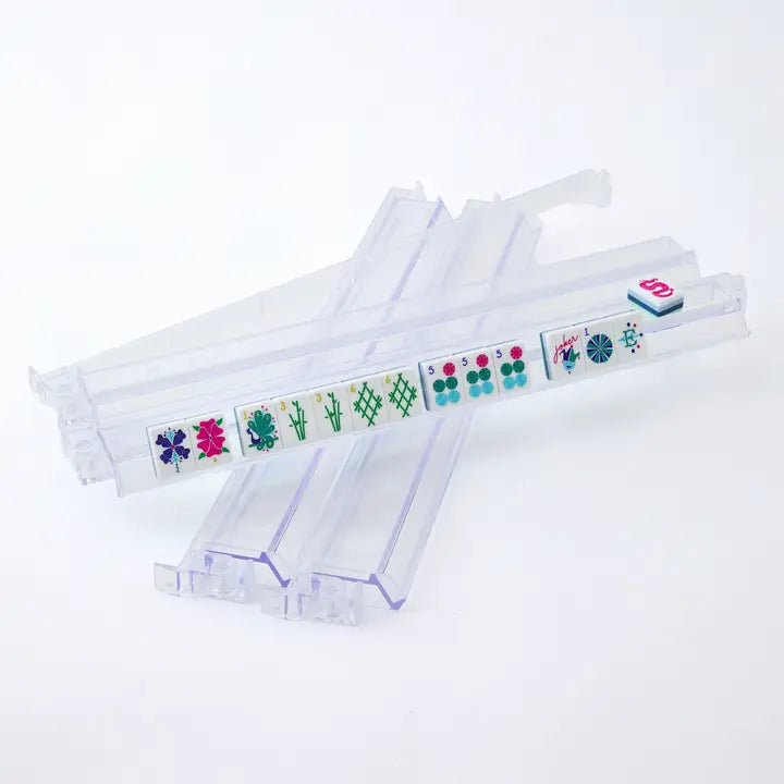 Acrylic Rack and Pusher Set | Clear