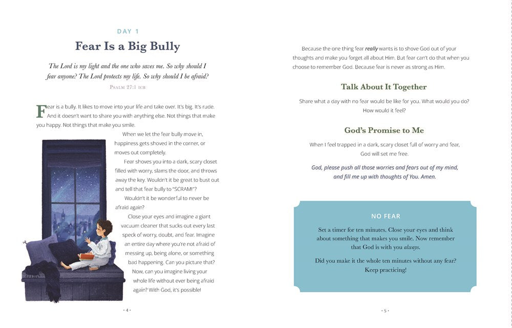 Calm Thoughts For Kids : 90 Devotions For Anxious Days