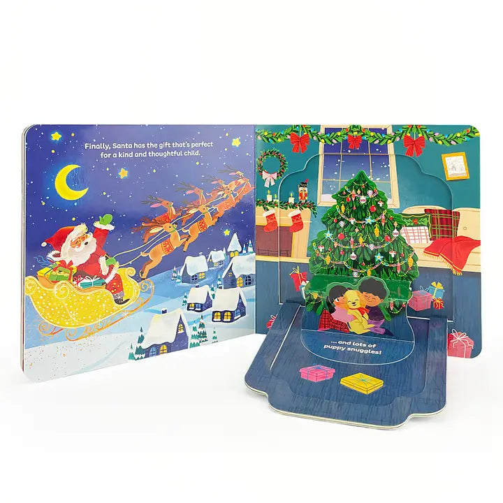 Lift-A-Flap Board Book | Santa's Special Christmas Gift