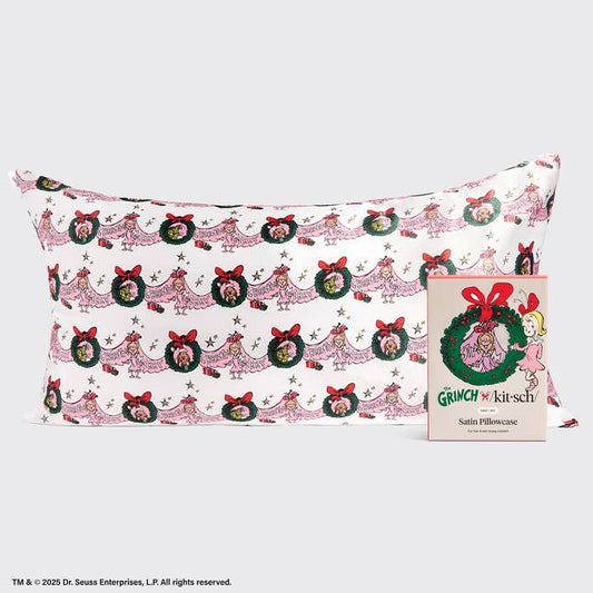 King Satin Pillowcase | Cindy Lou Who