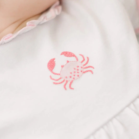 Little Crawlers Embroidered Ruffle Bubble