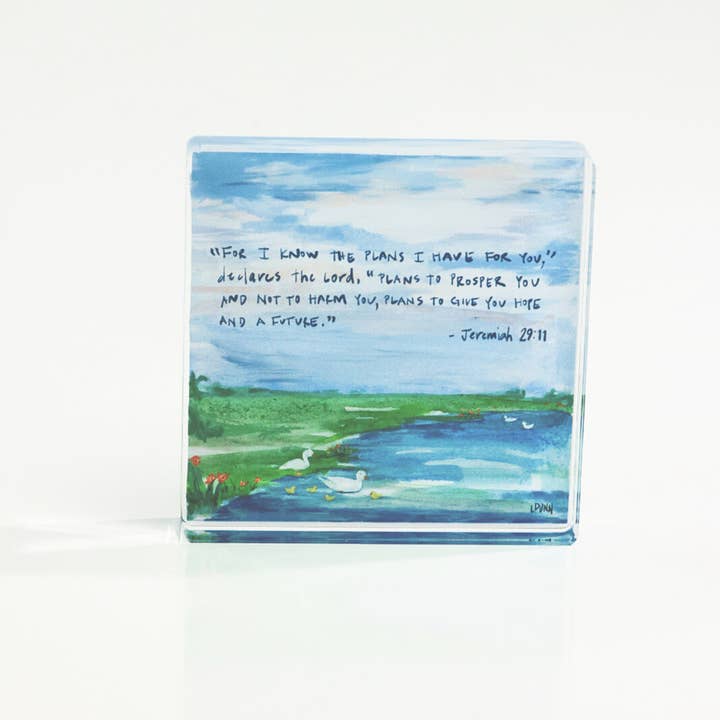 Acrylic Scripture Block | Jeremiah 29:11
