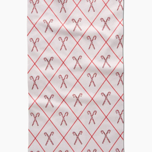 Tea Towel | Festive Candy Canes
