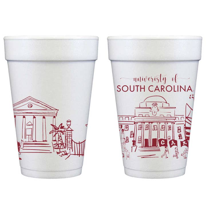 Foam Cup Set | USC Skyline