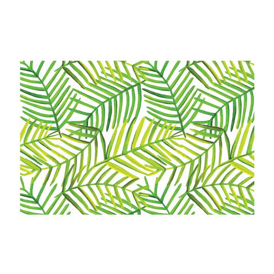 Paper Placemat Pad | Green Leaf