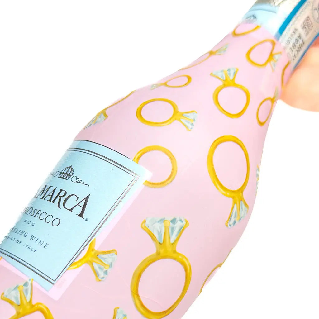 Beau Bottles Pink Engagement Ring | Mini Prosecco Collection | Six Pack