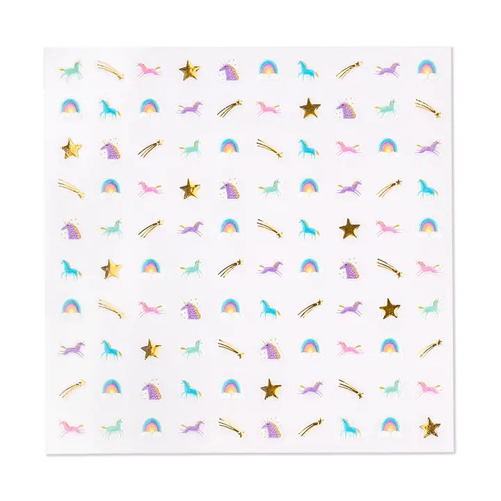 Nail Stickers | Unicorn + Rainbows