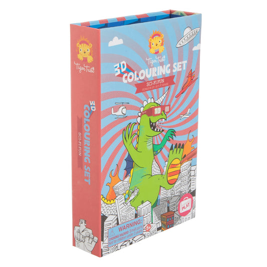 Sci-Fi Fun 3D Colouring Set