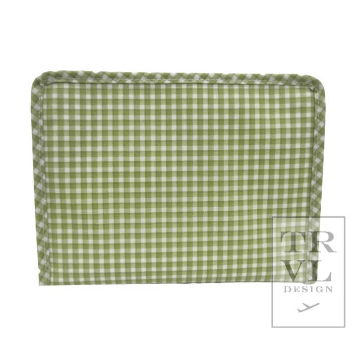 Medium Roadie Zip Pouch | Rodeo Check Cactus