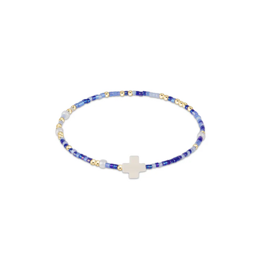 egirl | Hope Unwritten Signature Cross Bracelet | Is A Smurf's Butt Blue?