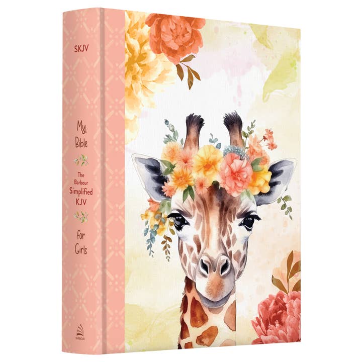 My Bible SKJV For Girls - Floral Giraffe