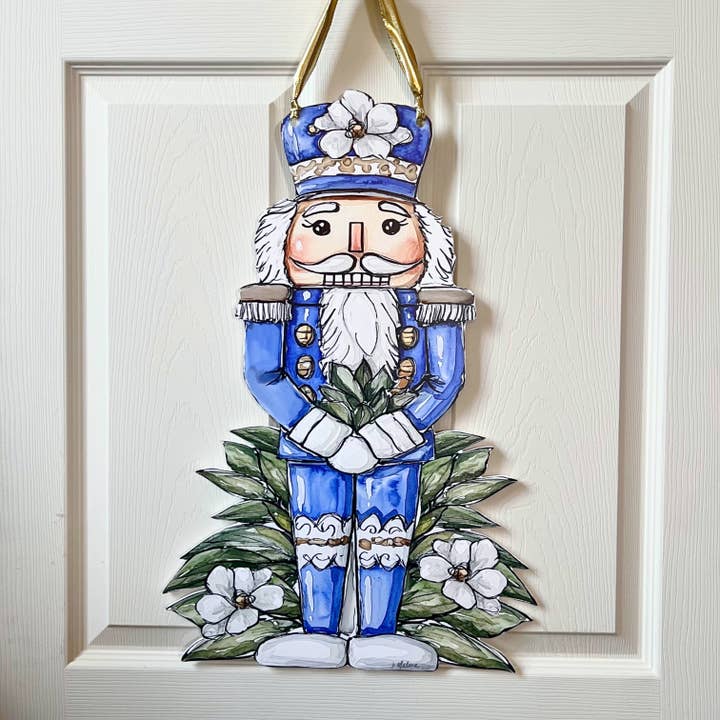 Door Hanger | Blue Magnolia Nutcracker