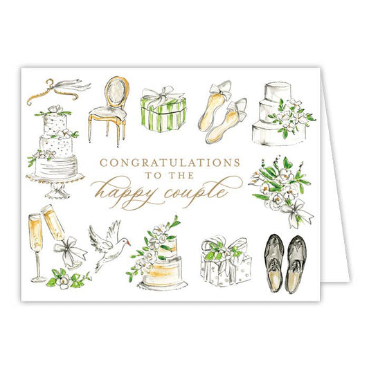 Greeting Card | Congratulations| Happy Couple