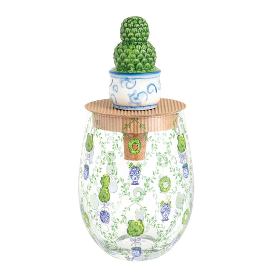 Topiary Stemless Glass Set