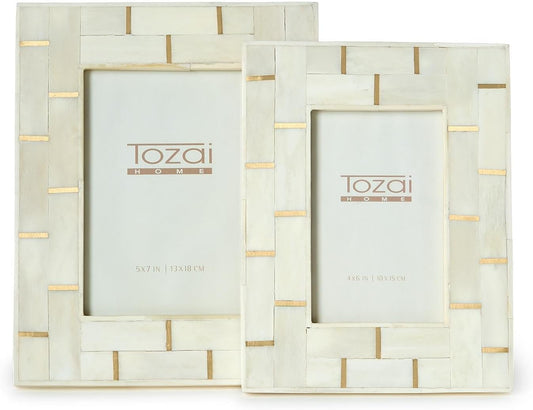 Vendome Photo Frame with Brass Lines | Assorted Sizes