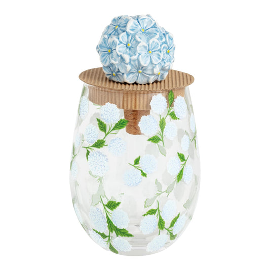 Hydrangea Stemless Glass Set