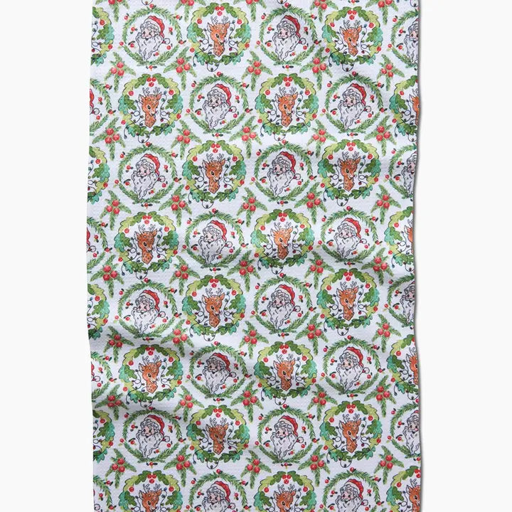 Tea Towel | Berry Retro Holiday