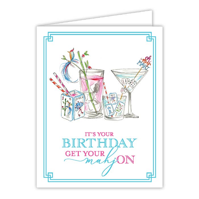 Greeting Card | Birthday | Mahjon Cocktails