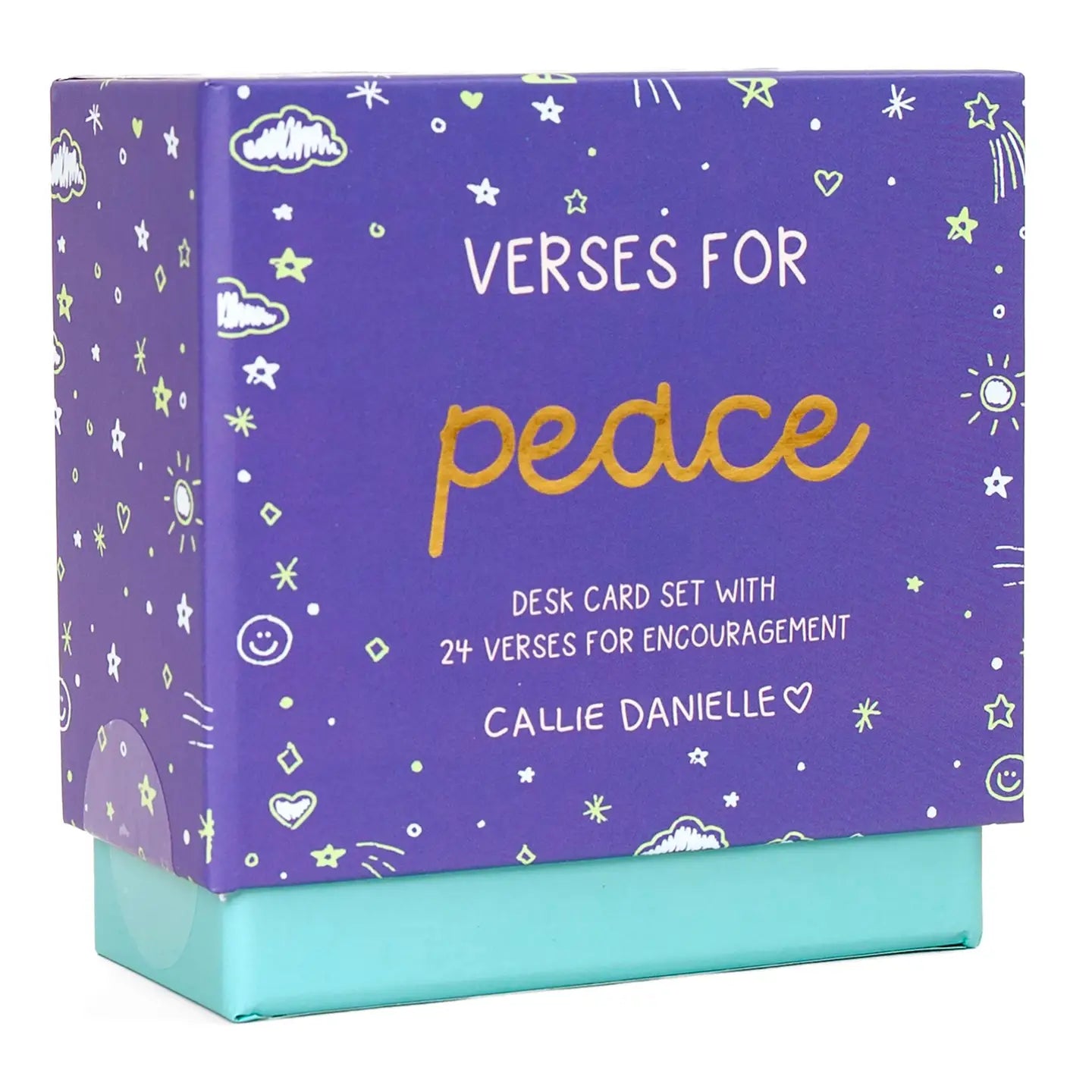 Verses For Peace | Bible Verse Card Set with Display Stand