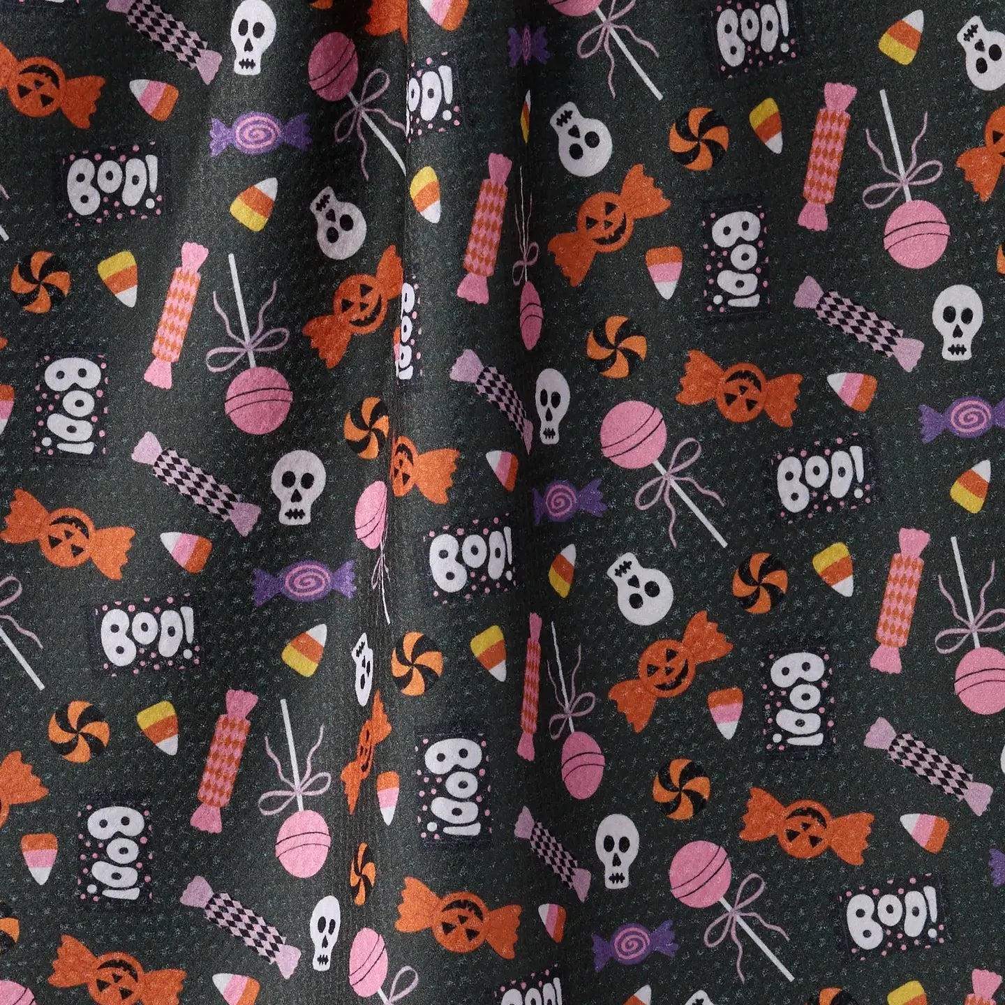Tea Towel | Spooky Sweets Black