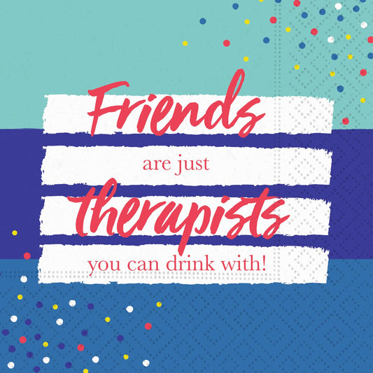 Cocktail Napkins | Friends Are Therapists