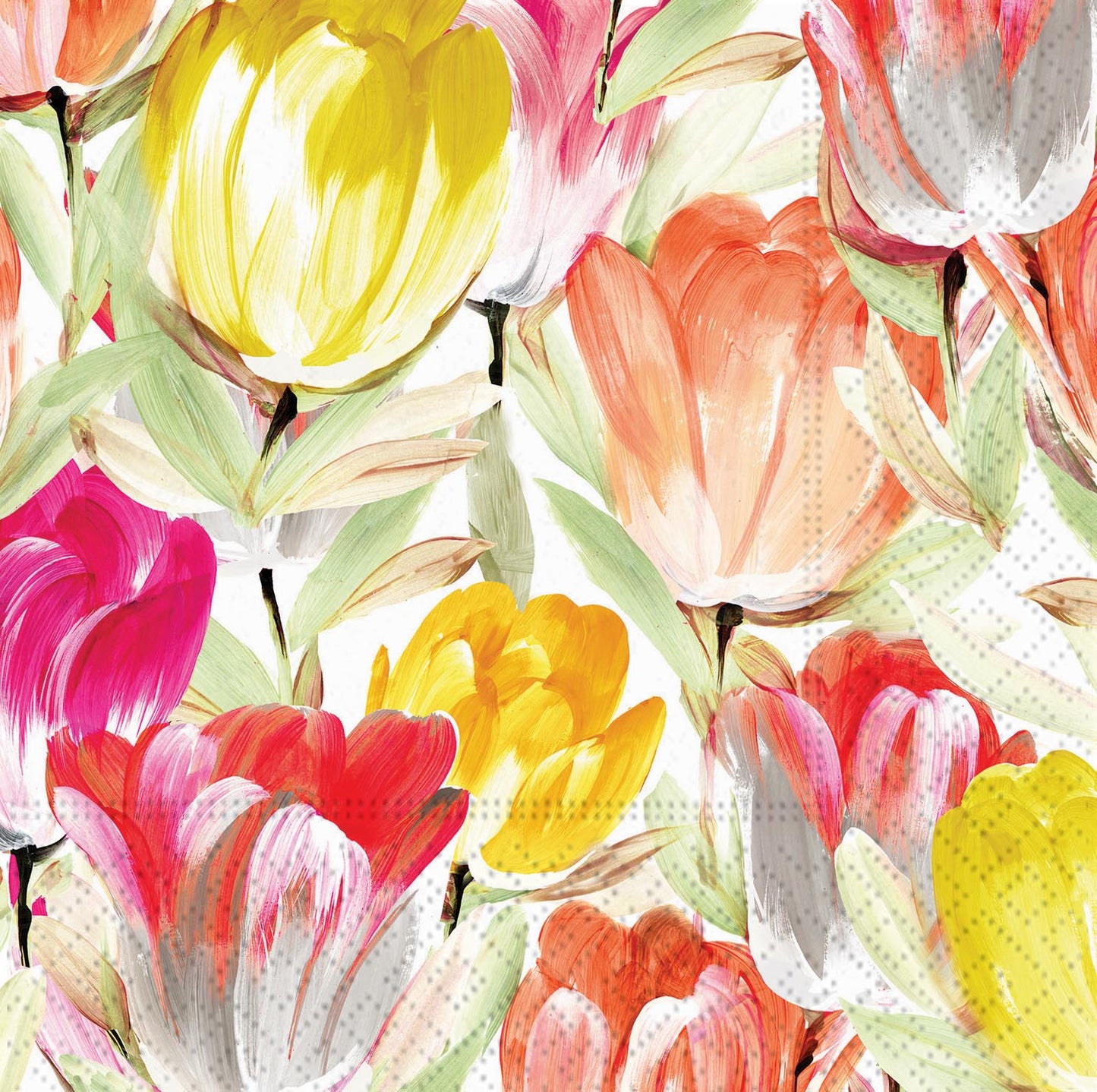 Cocktail Napkins | Pretty Tulips
