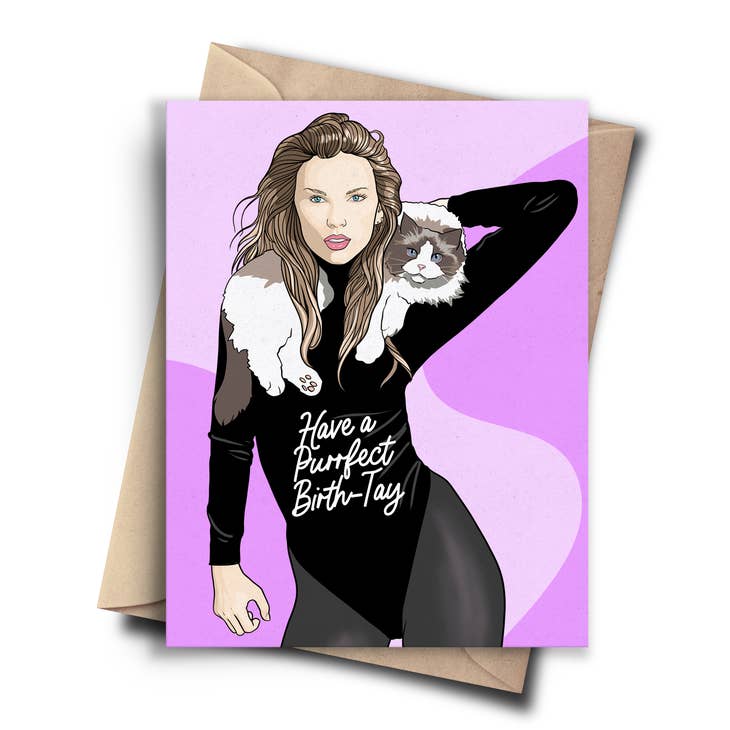 Card - Taylor Swift - Purrfect Birth-Tay