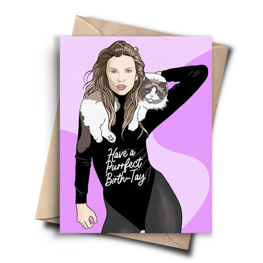 Card - Taylor Swift - Purrfect Birth-Tay