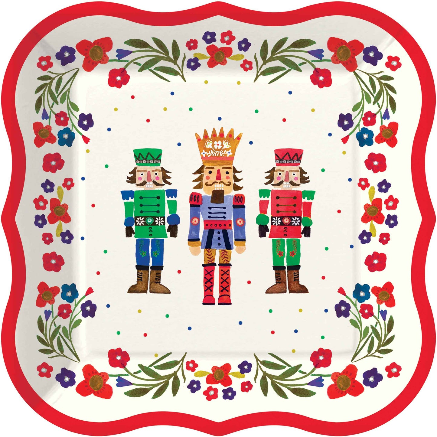 Dessert Plates | Festive Nutcracker