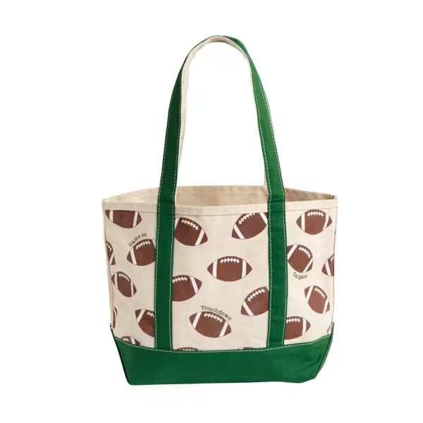 Football Canvas Tote