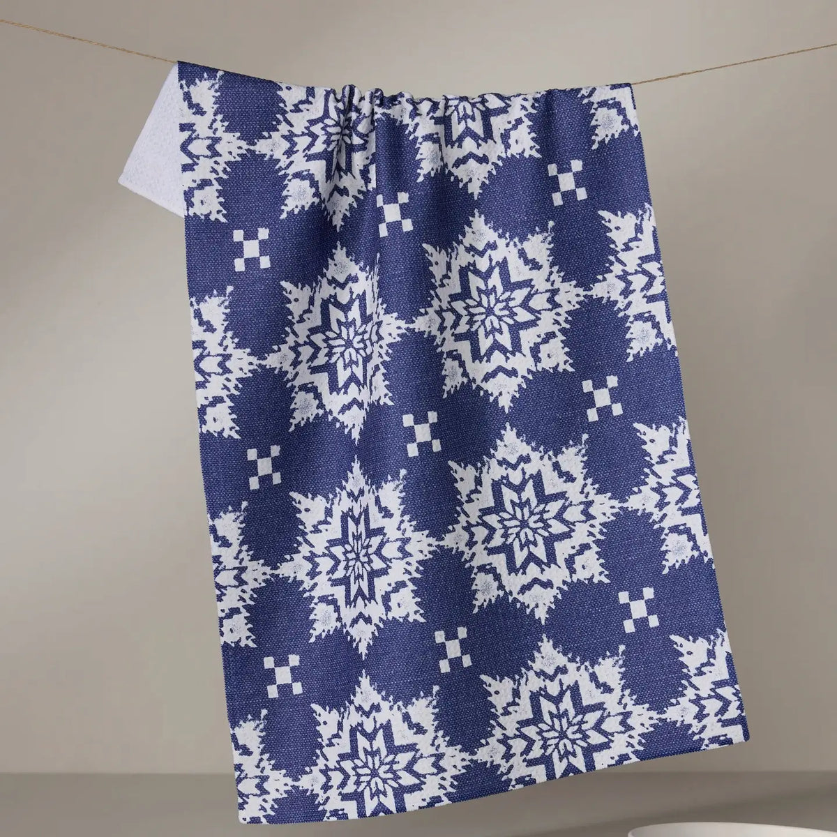 Tea Towel | Iceflower Blue
