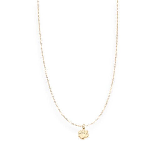 Clemson Logo Charm Necklace