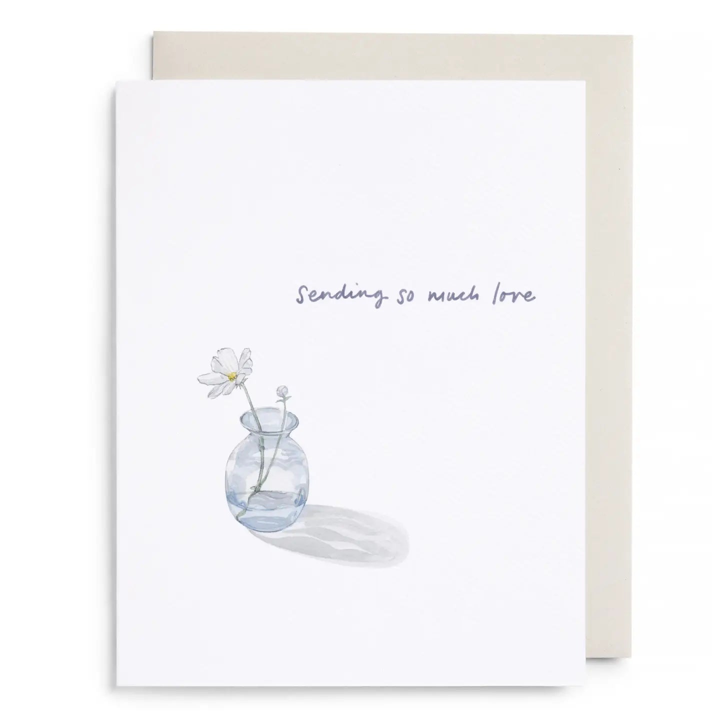 Greeting Card | Bud Vase Sending Love