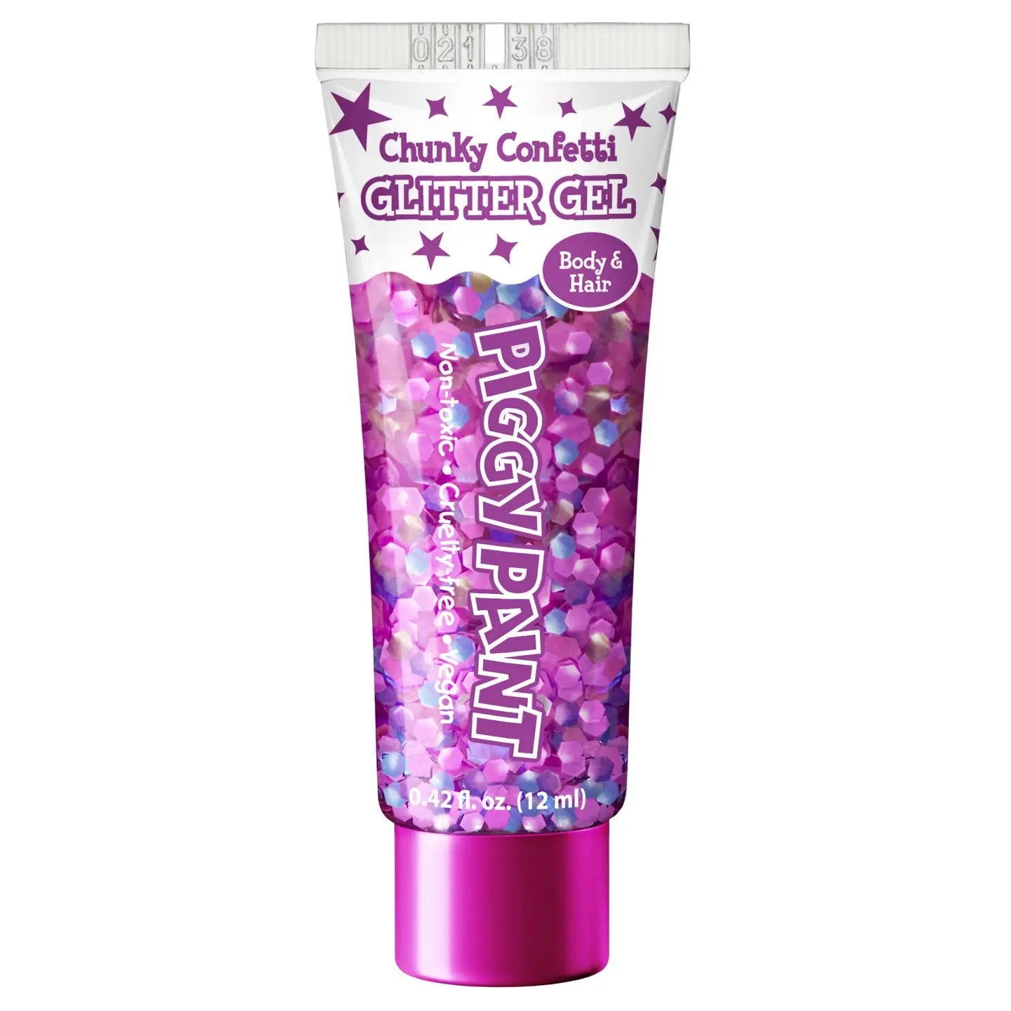Chunky Confetti Glitter Gel | Neon Purple