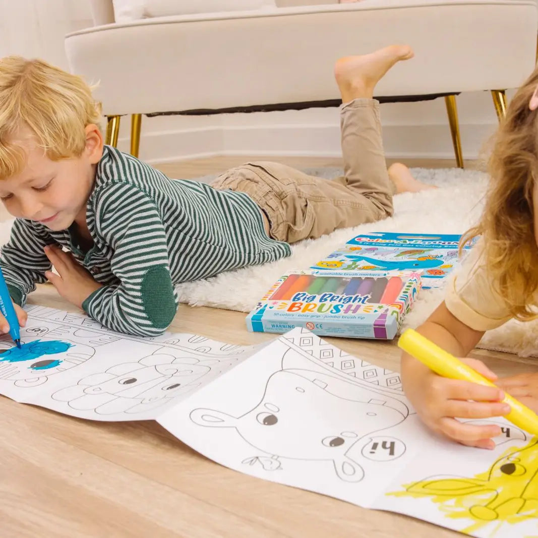 Color-A-Looong 5' Fold Out Coloring Book - Ocean Adventure