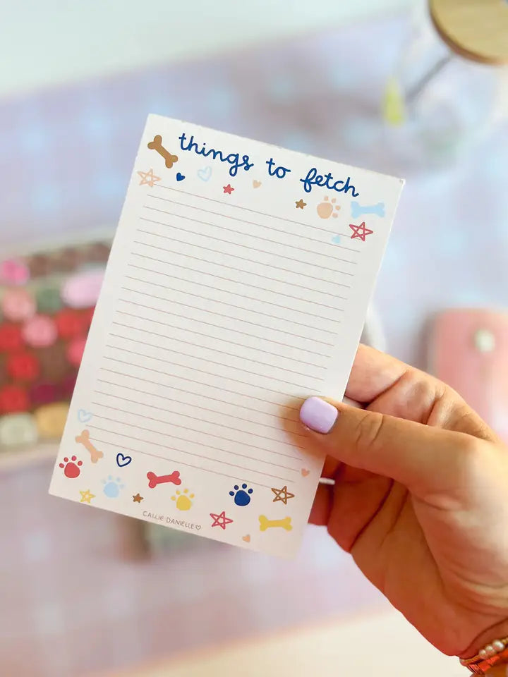 Notepad | Things To Fetch Dog